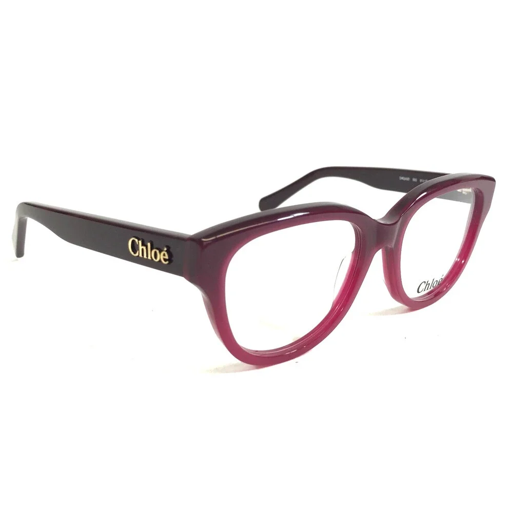 Chloe Eyeglasses Frames CH0243O 003 Gradient Purple Cat Eye Full Rim 51-17-140